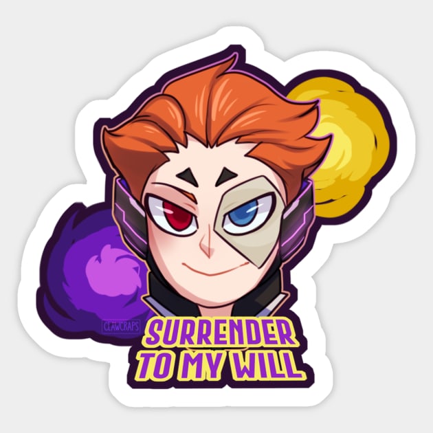 For you Moira main Sticker by ClawCraps